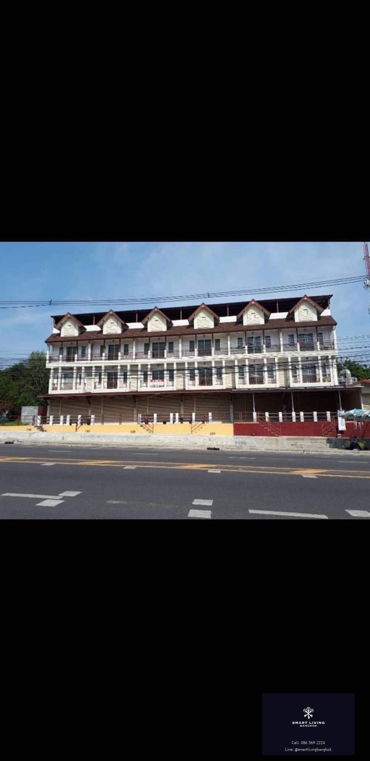 ขายอาคารพาณิชย์ 4 ชั้น ห้องริม อ่างศิลา ชลบุรี ติดถนนใหญ่ ใกล้ศาลเจ้านาจาซาไท้จื้อ และตลาดประมงอ่างศิลา ทำเลค้าขายและลงทุน