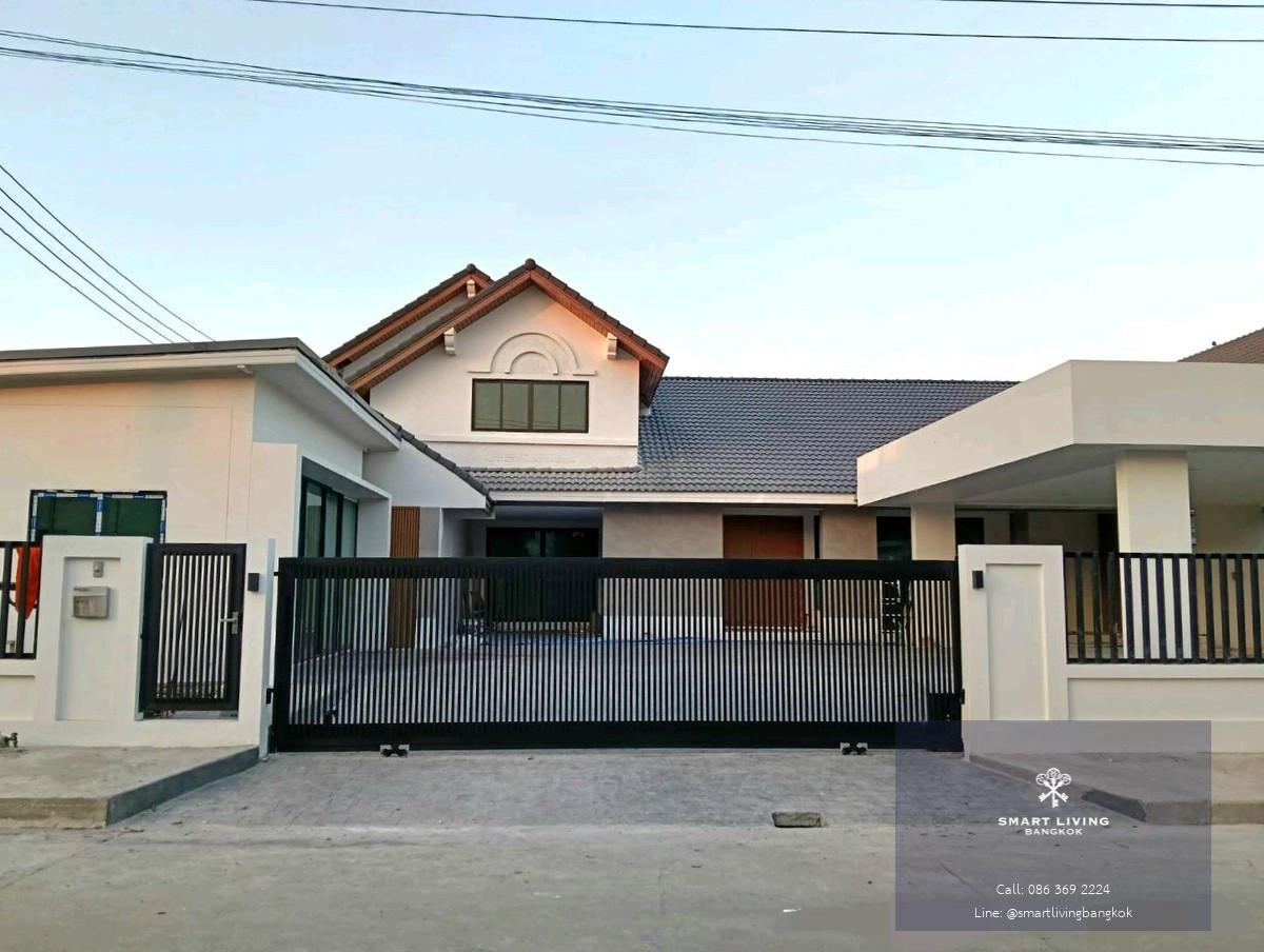 ✨ บ้านเดี่ยวรีโนเวทใหม่ทั้งหลังพร้อมอยู่ในทำเลเมืองเอก รังสิต 4ห้องนอน ขนาดใหญ่400ตรม. ใกล้มหาวิทยาลัย, ตลาด, สนามบิน และห้างสรรพสินค้า