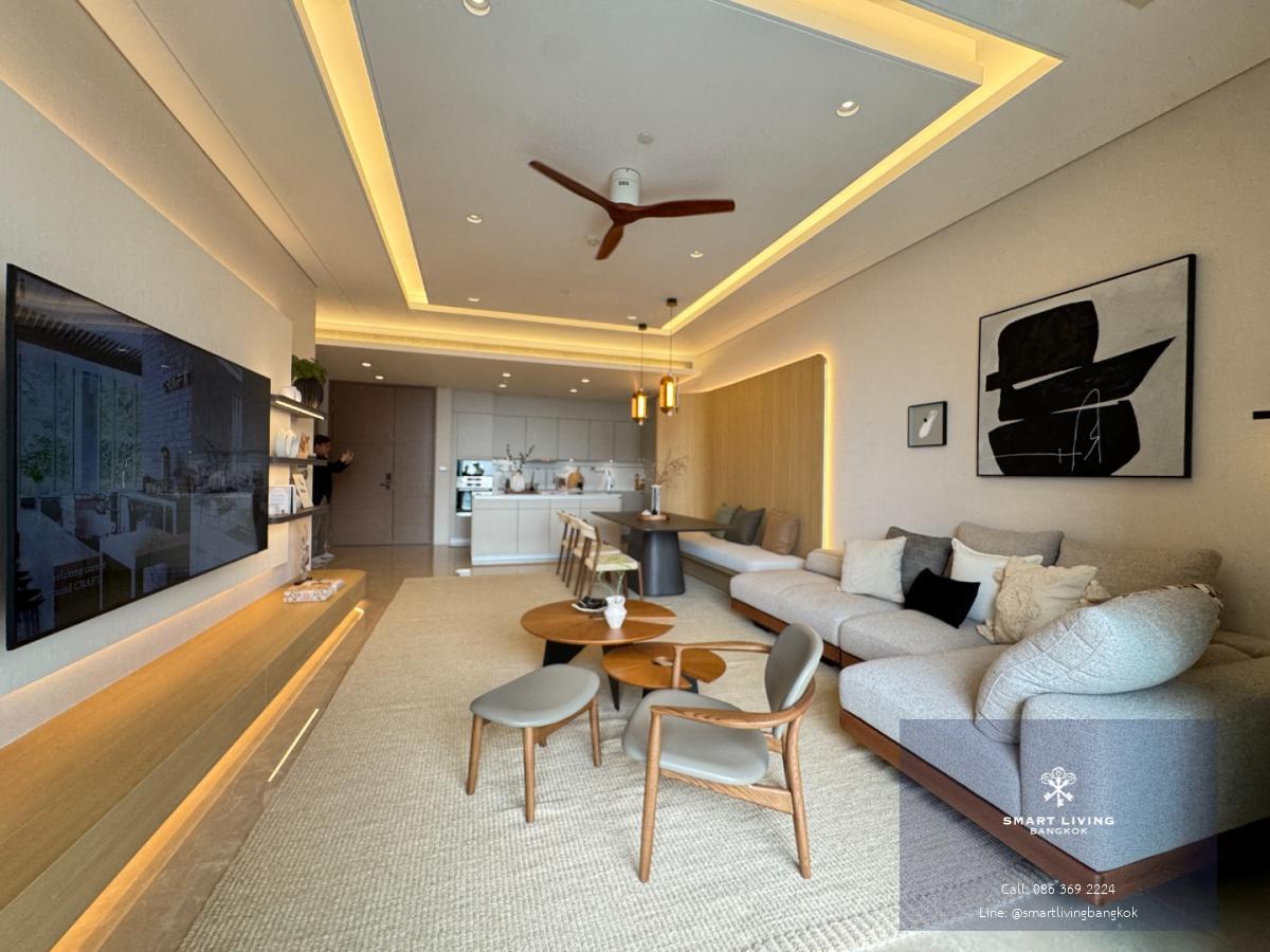 ✨ให้เช่าคอนโดสุดหรู The Residences at Sindhorn Kempinski 2 ห้องนอน  เฟอร์นิเจอร์ครบ ระเบียงใหญ่ วิวสวย ใกล้ BTS ราชดำริ