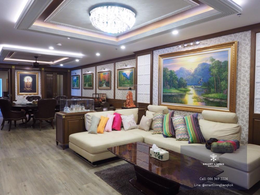 ให้เช่าคอนโดหรูริมน้ำ Supalai Prima Riva ไซส์ใหญ่ 227 ตร.ม. 3 ห้องนอน วิวแม่น้ำเจ้าพระยา ใกล้ Terminal 21 พระราม 3