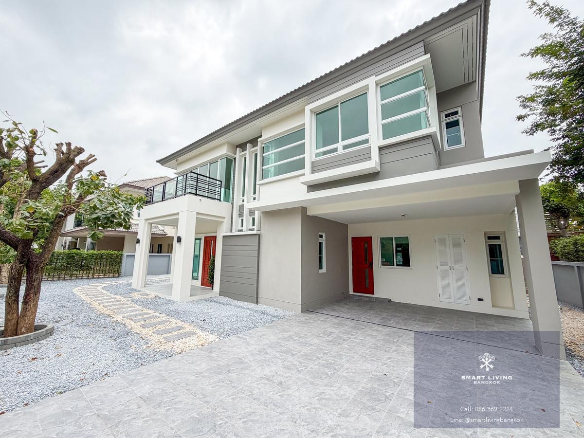 ✨ขายบ้านเดี่ยวรีโนเวทใหม่ติดถถนราชพฤกษ์ ที่บางกอกบูเลอวาร์ด ราชพฤกษ์-พระราม5 4ห้องนอน ขนาด 258 ตรม. สิ่งอำนวยความสะดวกครบ ใกล้ห้าง, ใกล้โรงพยาบาล, ใกล้โรงเรียน