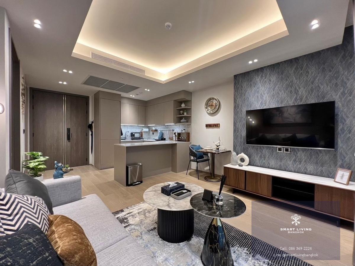 Tonson One Residence ให้เช่า!✨ 1 ห้องนอน 57 ตร.ม ตกแต่งครบชั้นสูงวิวสวย ใกล้ BTS เพลินจิต