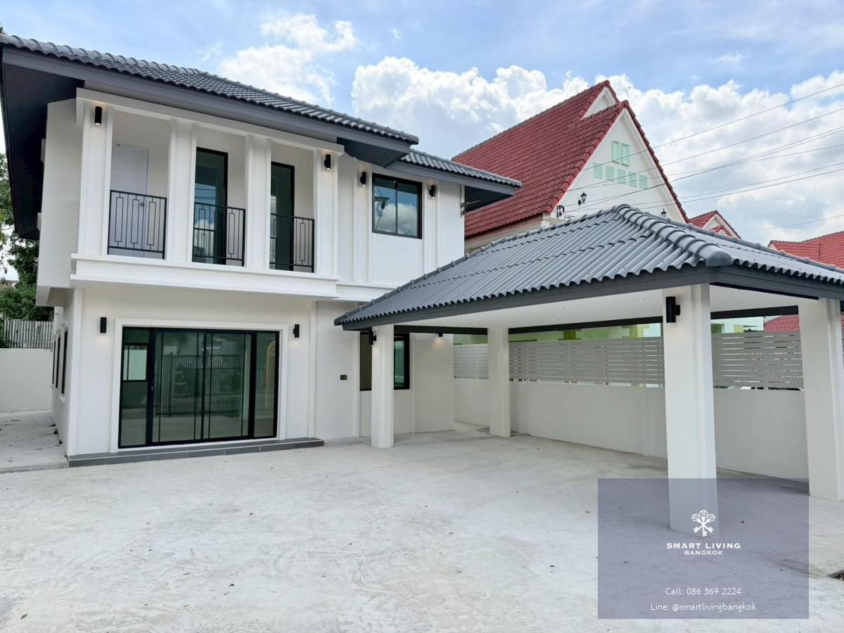 ขายบ้านเดี่ยวรีโนเวทใหม่ House Nawamin 111  58 ตร.ว. จอดรถได้ 4 คัน ทำเลดีทะลุได้ 4 เส้นทาง