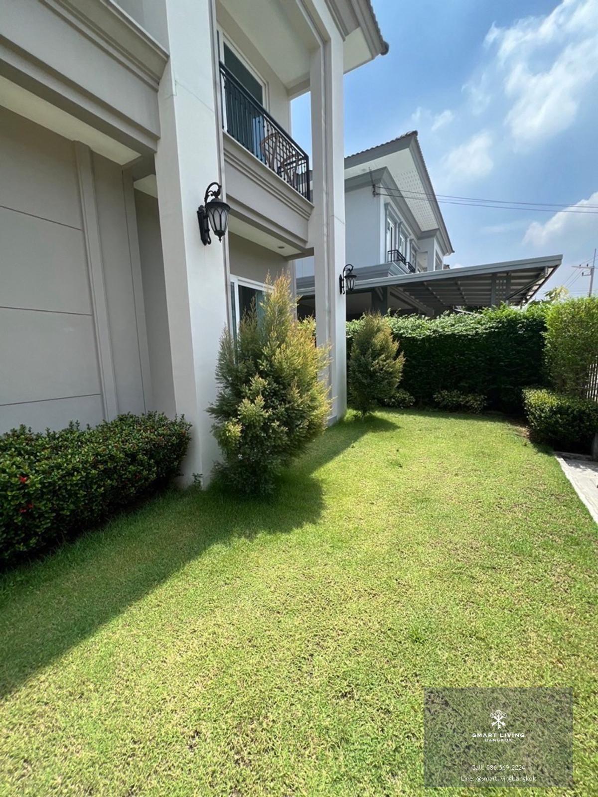 บ้านเดี่ยว 4 ห้องนอน ใกล้ฟิวเจอร์พาร์ค รังสิต แกรนดิโอ วิภาวดี รังสิต 55 ตารางวา