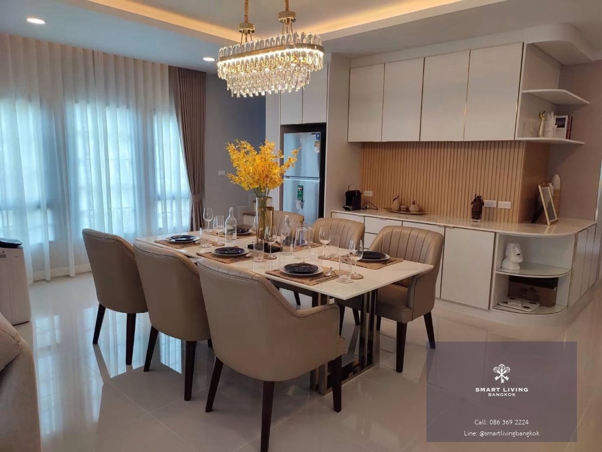 ให้เช่าบ้านหรูใกล้เมกาบางนา ราคาโปรโมชั่น 140,000 ถึงสิ้น ก.ค. พร้อมข้อเสนอพิเศษมากมาย พื้นที่ใช้สอยขนาดใหญ่ เหมาะสำหรับอยู่อาศัยแบบครอบครัว