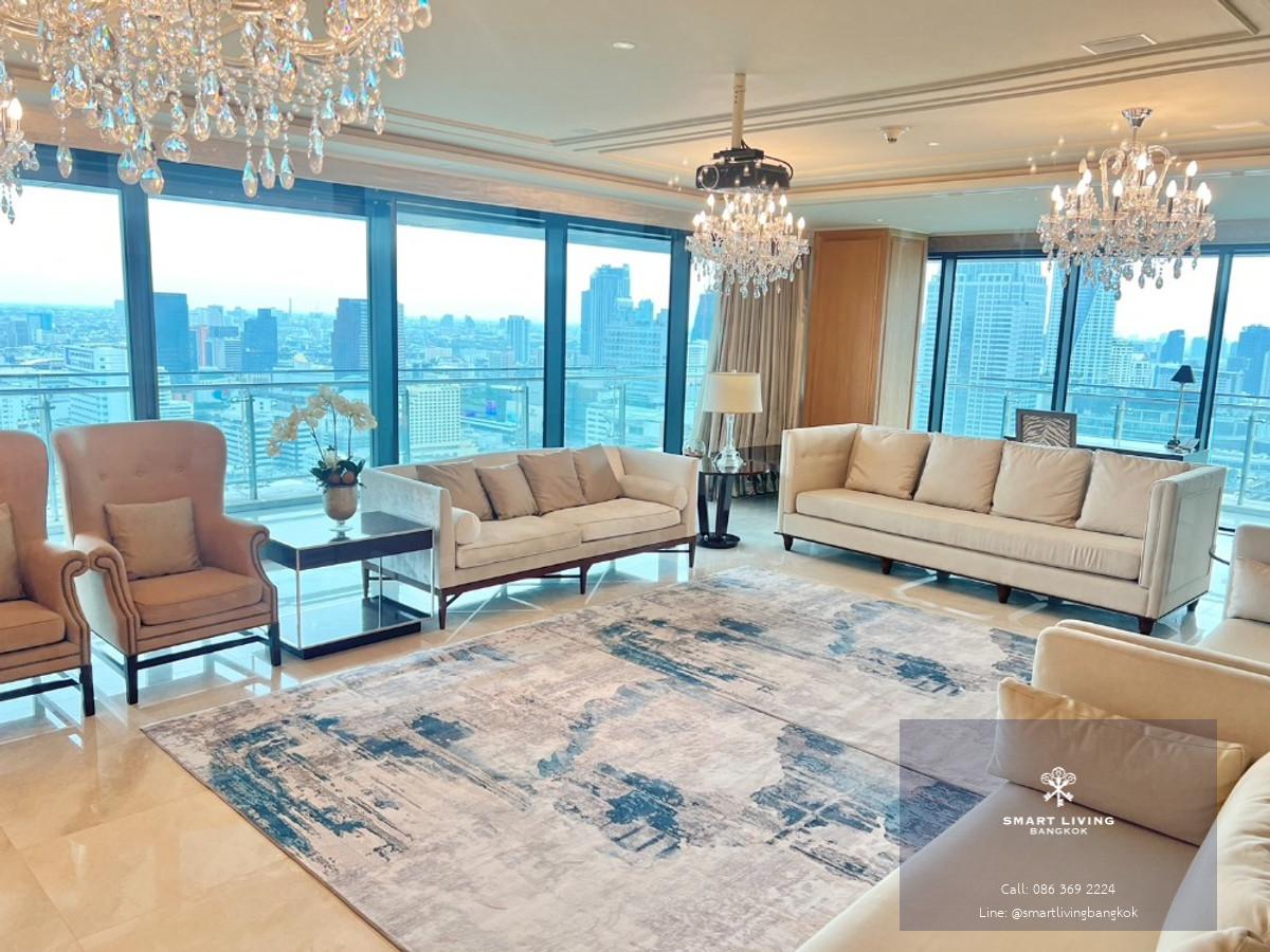 ขาย!! The Residences at The St. Regis Bangkok เรสซิเดนซ์ระดับอัลตร้าลักชัวรี ใจกลางราชดำริ, ห้องขนาดใหญ่ 440 ตร.ม. วิวสนามกอล์ฟ RBSC พร้อมระเบียงกว้าง, ทำเล Prime CBD, ติด BTS ราชดำริ, ใกล้ One Bangkok และสวนลุมพินี