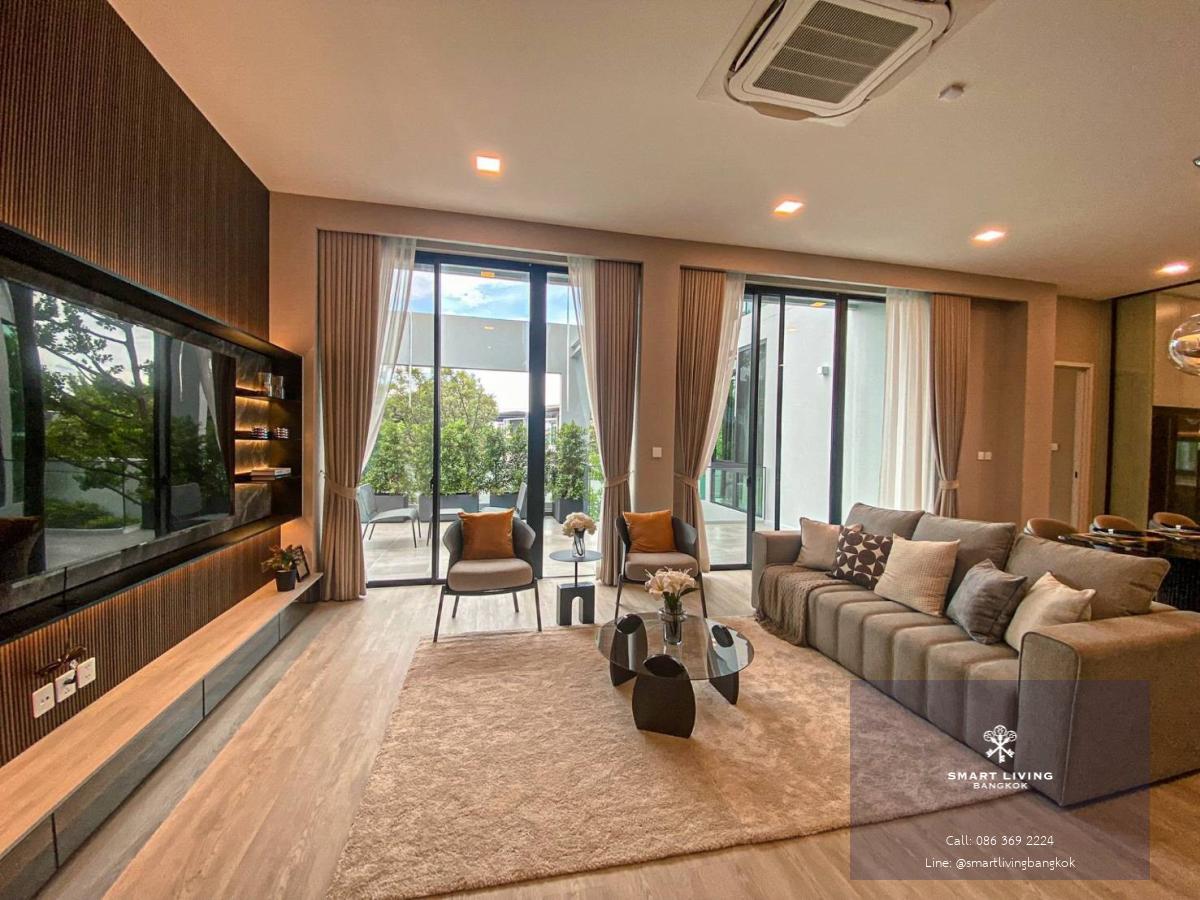 ขาย/ให้เช่า บ้านเดี่ยวหรู Vive กรุงเทพกรีฑา แปลงมุมสวนใหญ่พิเศษ 421 ตร.ม. พร้อมลิฟต์ส่วนตัว ตกแต่งครบ