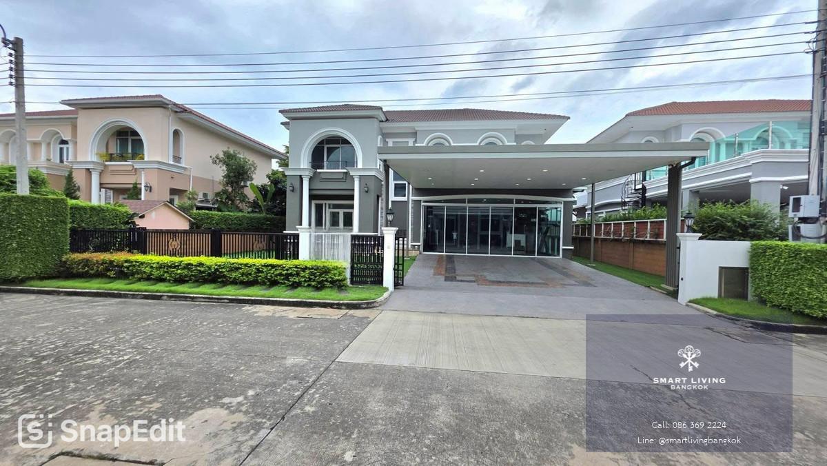 ขายบ้านเดี่ยวหรู Two Grand Monaco Bangna–Wongwaen | บ้านใหม่ 113.5 ตร.วา ใกล้ Mega Bangna และสุวรรณภูมิ