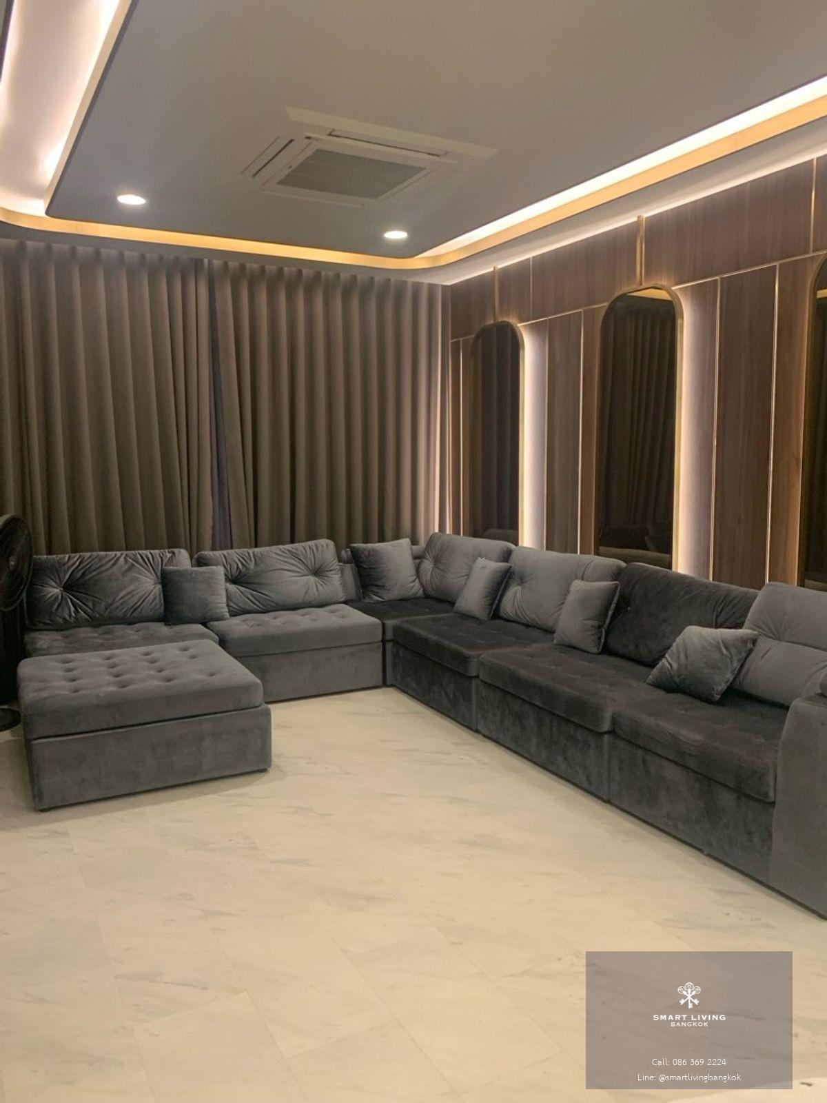 ขาย/ให้เช่า บ้านหลังมุม เศรษฐสิริ กรุงเทพกรีฑา 2 ไซส์ใหญ่สุด 404 ตร.ม. 5 ห้องนอน ตกแต่งครบ ใกล้ รร.นานาชาติ