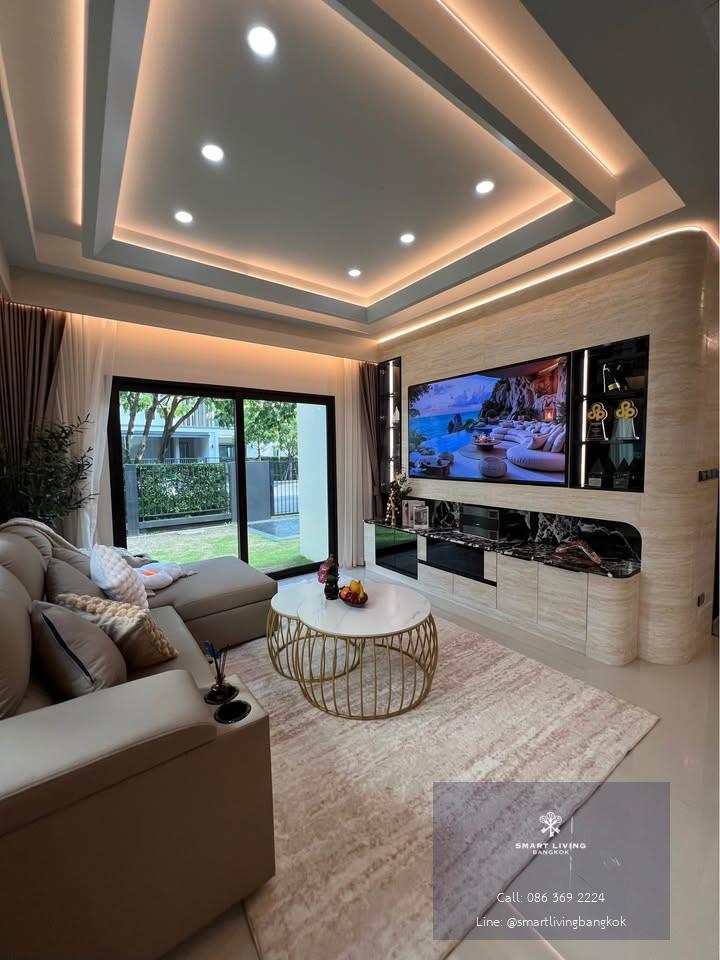 ให้เช่าบ้านเดี่ยวสร้างใหม่ 4 ห้องนอน (215 ตร.ม.) สภาพมือหนึ่ง ทำเลบางนา กม.5 หลัง The Forestias ตกแต่งครบพร้อมอยู่ แถมฟรี Wi-Fi ใกล้ MRT สายสีเหลือง