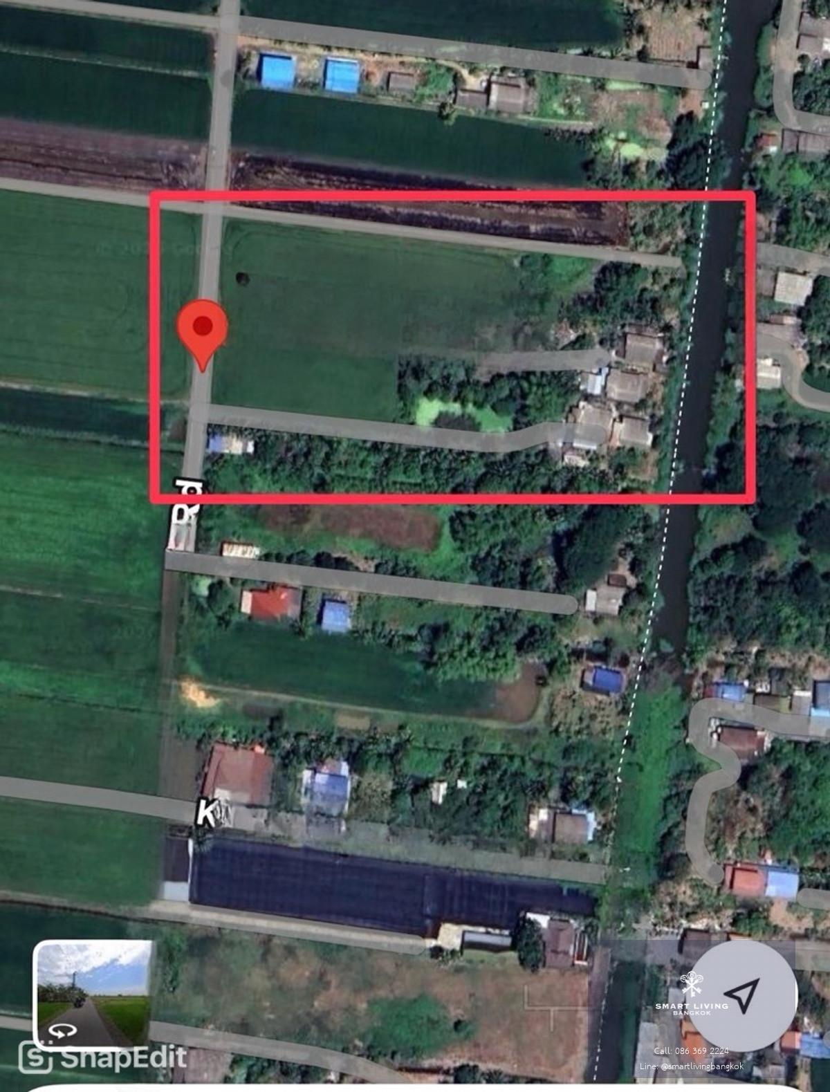 ที่ดินแปลงใหญ่ติดคลอง หนองจอก หน้ากว้างพิเศษ เหมาะพัฒนาและถือครองระยะยาว