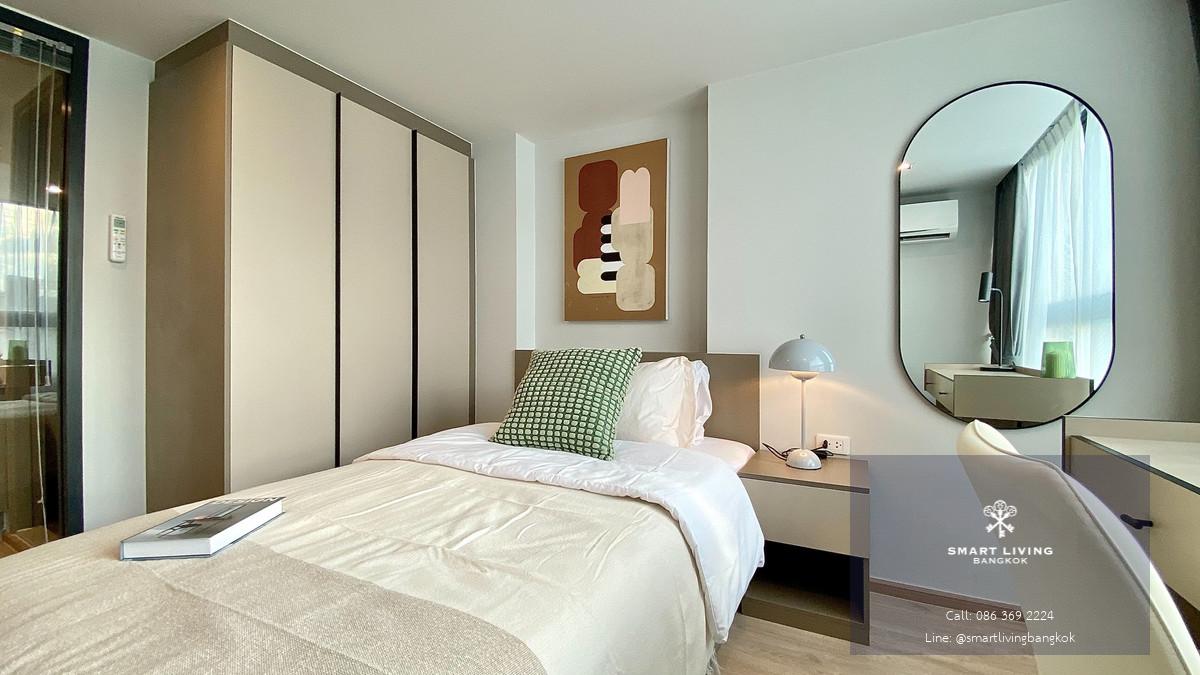 ให้เช่าไอดีโอ พระราม9 ห้องสไตล์มินิมอล เฟอร์ครบ ใกล้ MRT พระราม 9 450 เมตร