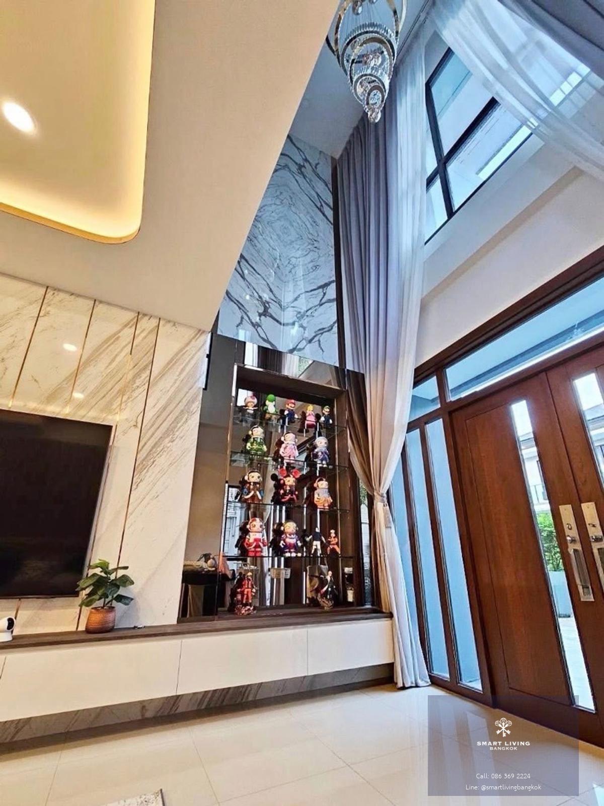บ้านเดี่ยวให้เช่า The City เอกมัย-ลาดพร้าว 4 ห้องนอน 309 ตร.ม พร้อม Solar Cell ใกล้โรงเรียนนานาชาติ เหมาะครอบครัวต่างชาติ