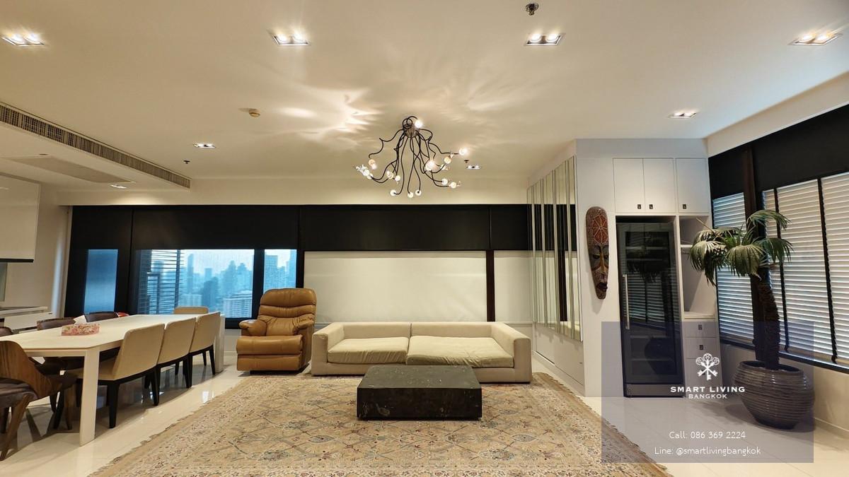 For rent Amanta Lumpini✨2 bedroom 138 sq.m fully furnished on the high floor with unblock view near One Bangkok and Mrt Lumpini