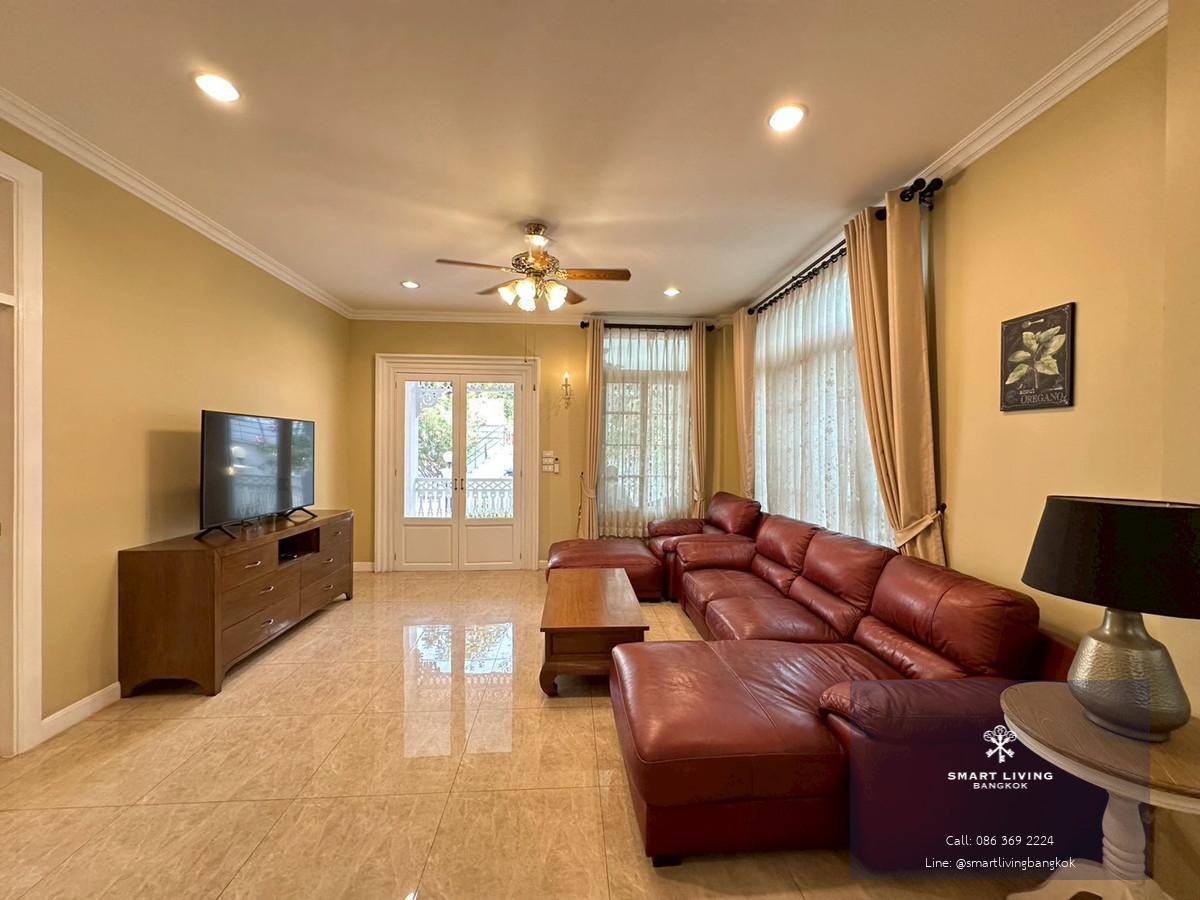 ✨ให้เช่าบ้านหรู 3ชั้นติดถนนศรีนครินทร์ 5 ห้องนอน เฟอร์นิเจอร์ครบ  ใกล้ห้าง ใกล้BTS ศรีอุดม เดินทางสะดวก พร้อมเข้าอยู่