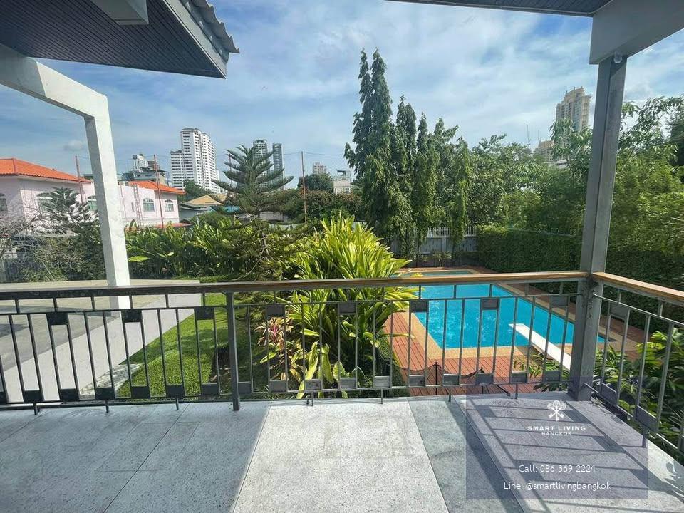 🏠 ให้เช่าบ้านเดี่ยวหรู Sukhumvit  4 ห้องนอน พร้อมครัวไทย-ครัวฝรั่ง จอดรถสบาย 3-4 คัน ใกล้ BTS/MRT พร้อมเข้าอยู่ได้ทันที