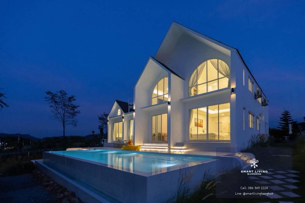 ขายพูลวิลล่าเขาใหญ่ สไตล์ Nordic พร้อมสระว่ายน้ำส่วนตัว ใกล้ Sir James Country Club มวกเหล็ก โปรโมชั่นมีนาคม ราคาพิเศษ