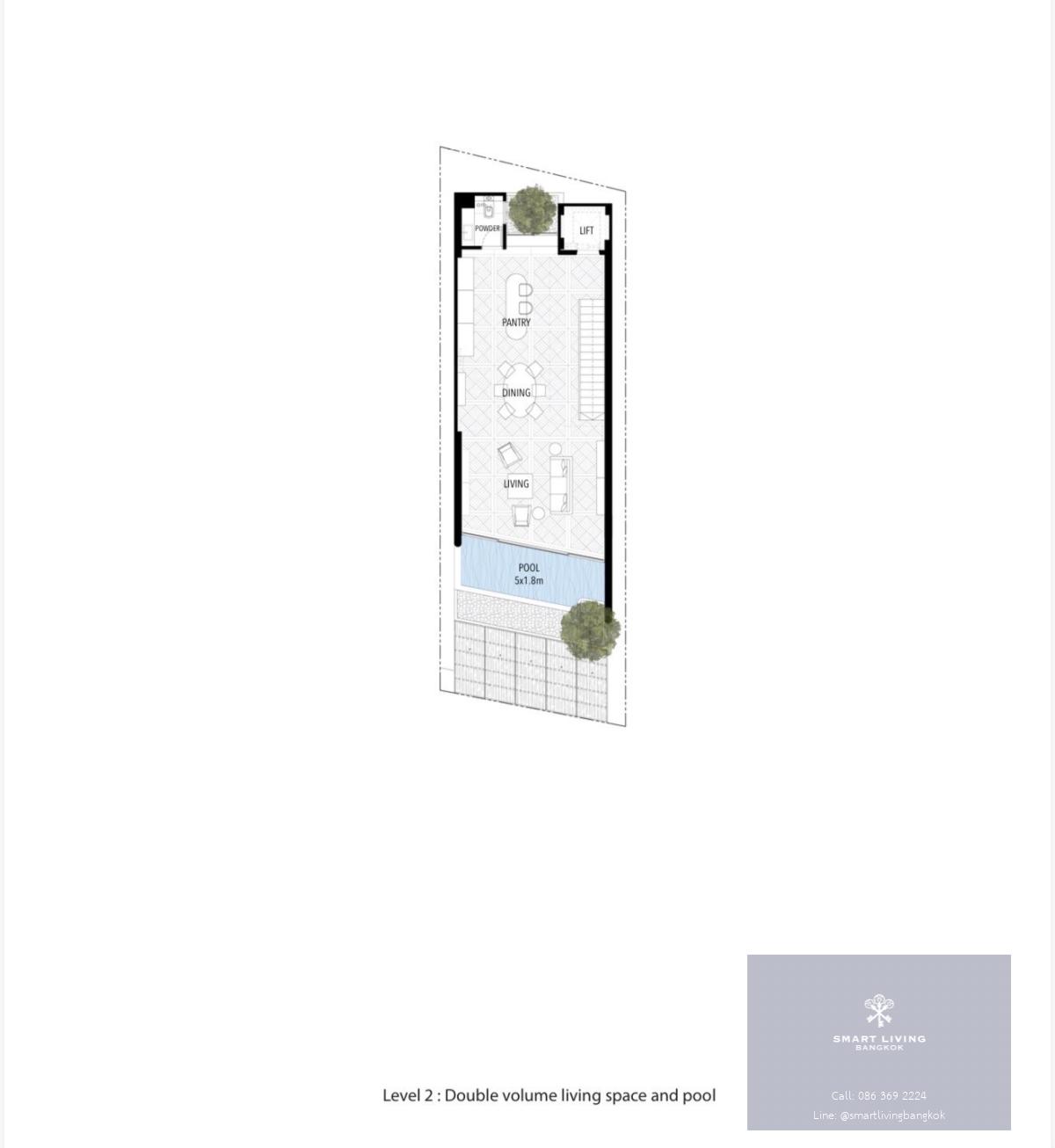 บ้านเดี่ยว 3 ห้องนอน The Residenti Ekkamai 10 พร้อมสระว่ายน้ำ พื้นที่ใช้สอย 320 ตร.ม. ใกล้ BTS เอกมัย