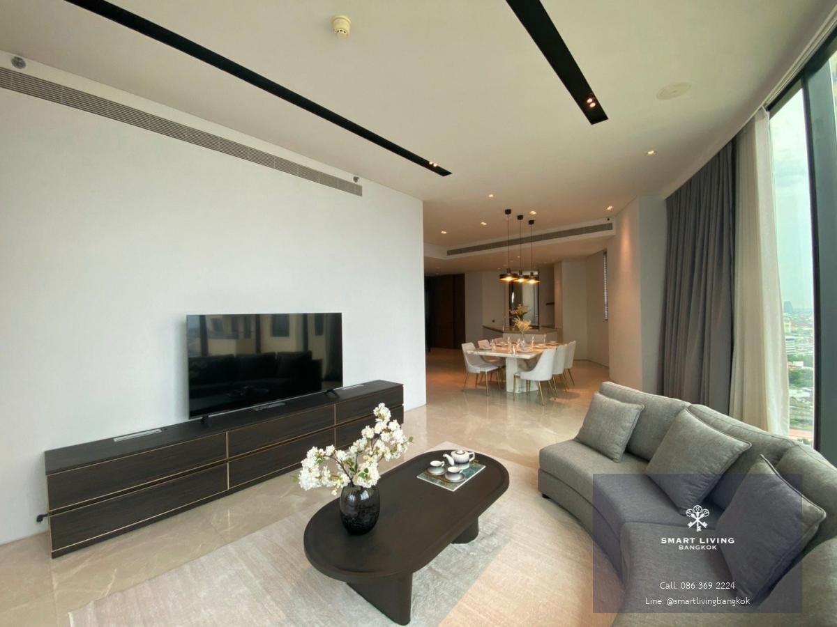 [LIVING INSIDER - THAI] ให้เช่าคอนโดหรูริมแม่น้ำเจ้าพระยา Banyan Tree Residences Riverside Bangkok 2 ห้องนอน 178 ตร.ม. วิวแม่น้ำพาโนรามา ใกล้ ICONSIAM