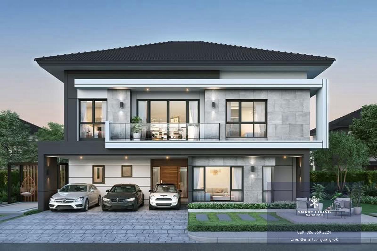 ขาย/เช่าบ้านหรู The City Bangna ใกล้เมกาบางนา 800ม. นำสัตว์เลี้ยงเข้าได้ พื้นที่ขนาดใหญ่ 303 ตร.ม.