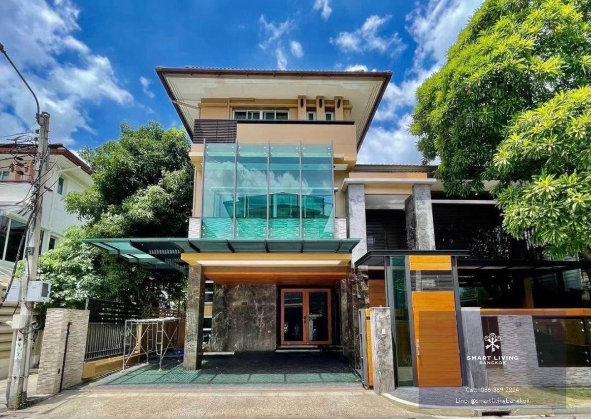 บ้านเดี่ยว 3 ชั้น โครงการ Grand Bangkok Boulevard เกษตร–นวมินทร์ ทำเลติดถนนใหญ่ ใกล้แฟชั่นไอส์แลนด์และทางด่วน เหมาะอยู่อาศัยและลงทุนปล่อยเช่า