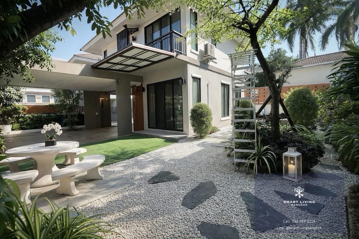 ขายบ้านเดี่ยว สัมมากร รังสิต คลอง 7 ขนาด 81.1 ตร.ว 3 ห้องนอน วิวสวนและน้ำ ใกล้ฟิวเจอร์พาร์ค