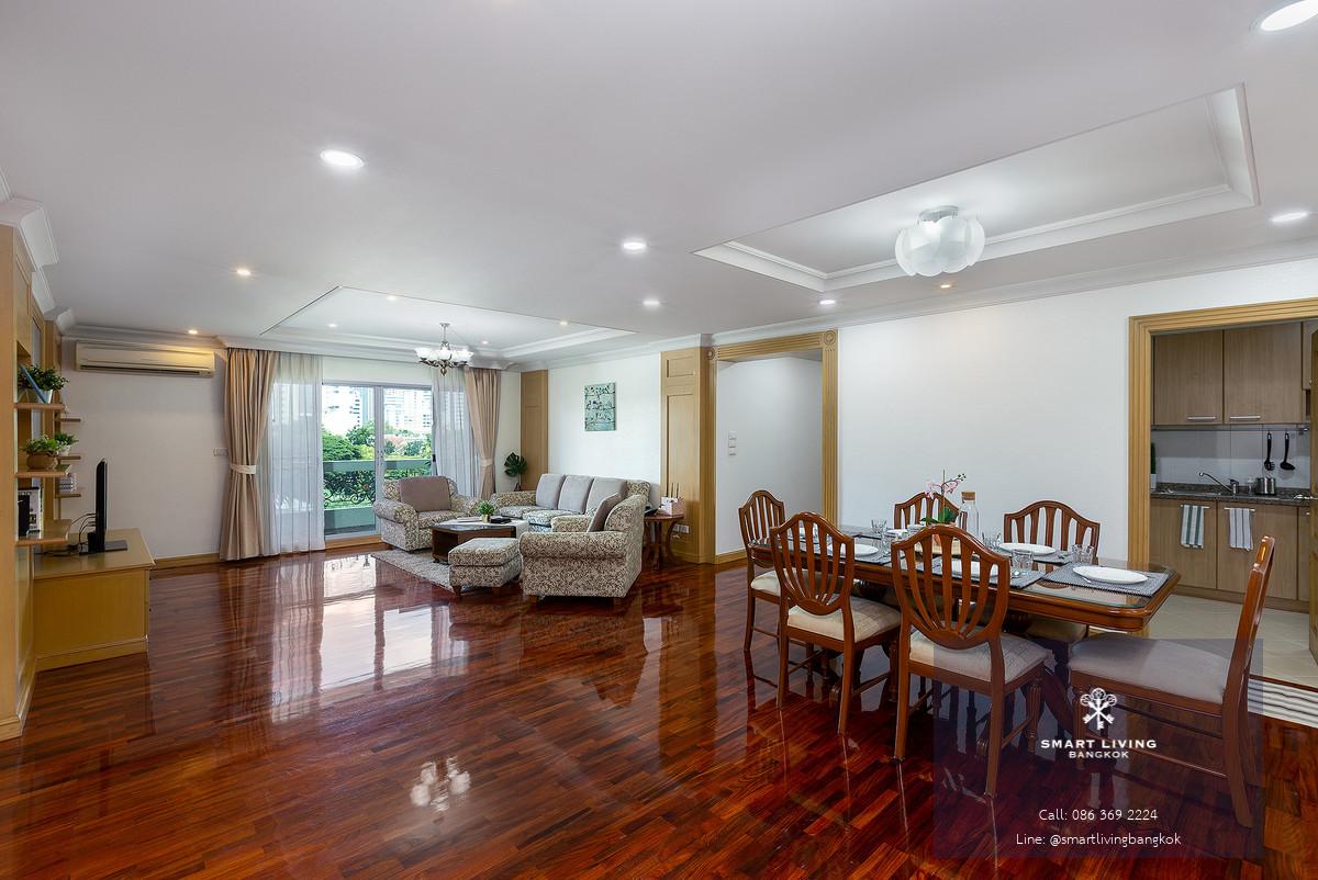 ✨Condo in Phromphong for rent! 3 bedroom with 200 sq.m fully furnished near BTS Phromphong, Fuji Supermarket