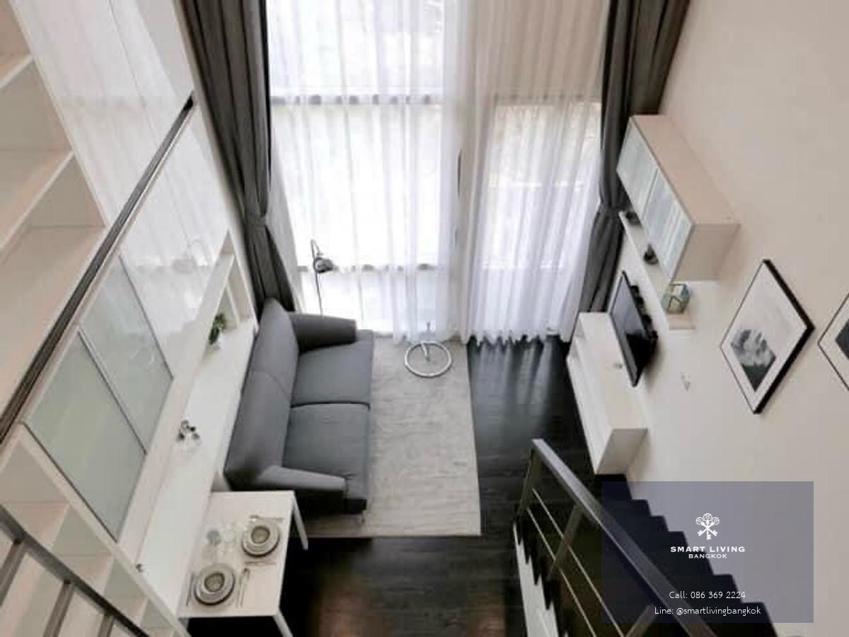 ขายคอนโด ไอดีโอ มอร์ฟ 38 ใกล้รถไฟฟ้า BTS ทองหล่อ เพดานสูงแบบดูเพล็กซ์