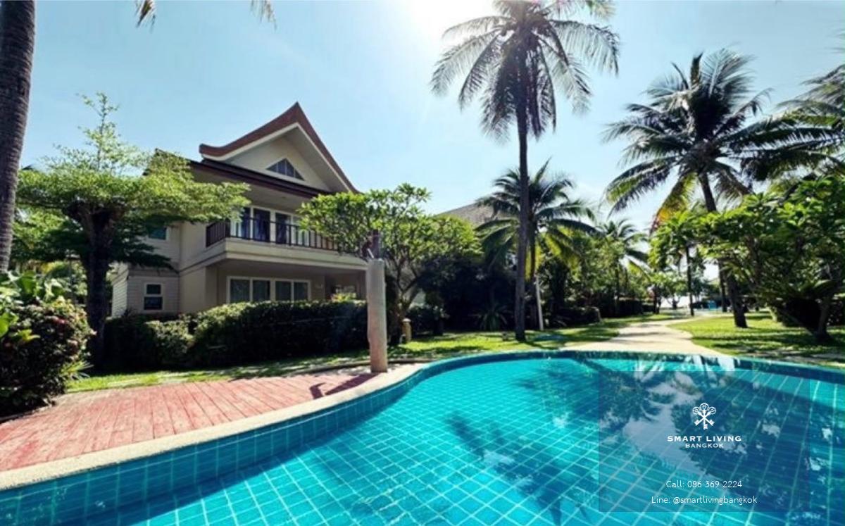 ขายบ้านพักตากอากาศชะอำ 3 ห้องนอน บ้านทะเลสำราญ ใกล้ทะเล น้ำใส หาดสวย พื้นที่ 200 ตร.ม. เดินทางจากกรุงเทพฯ สะดวก