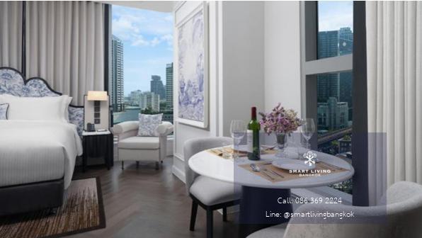 ให้เช่าคอนโดหรู โครงการใหม่ 38 ตร.ม. (1 ห้องนอน) Studio Deluxe โปร All-Inclusive ฟรีน้ำไฟ+แม่บ้าน มี Santisuk Lounge บริการ ติด BTS ทองหล่อ