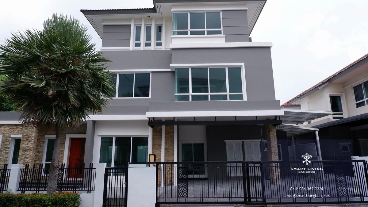 📢👇 บ้าน 3 ชั้น ที่โครงการแกรนด์ แบงค็อก บูเลอวาร์ด พระราม 9-ศรีนครินทร์ ใกล้โรงเรียนนานาชาติเวลลิงตันคอลเลจ เดินทางสะดวก ใกล้ถนนสายหลักอย่างพระราม 9 และเอกมัย เชื่อมต่อเขตธุรกิจใจกลางกรุงเทพฯ ได้อย่างง่ายดาย