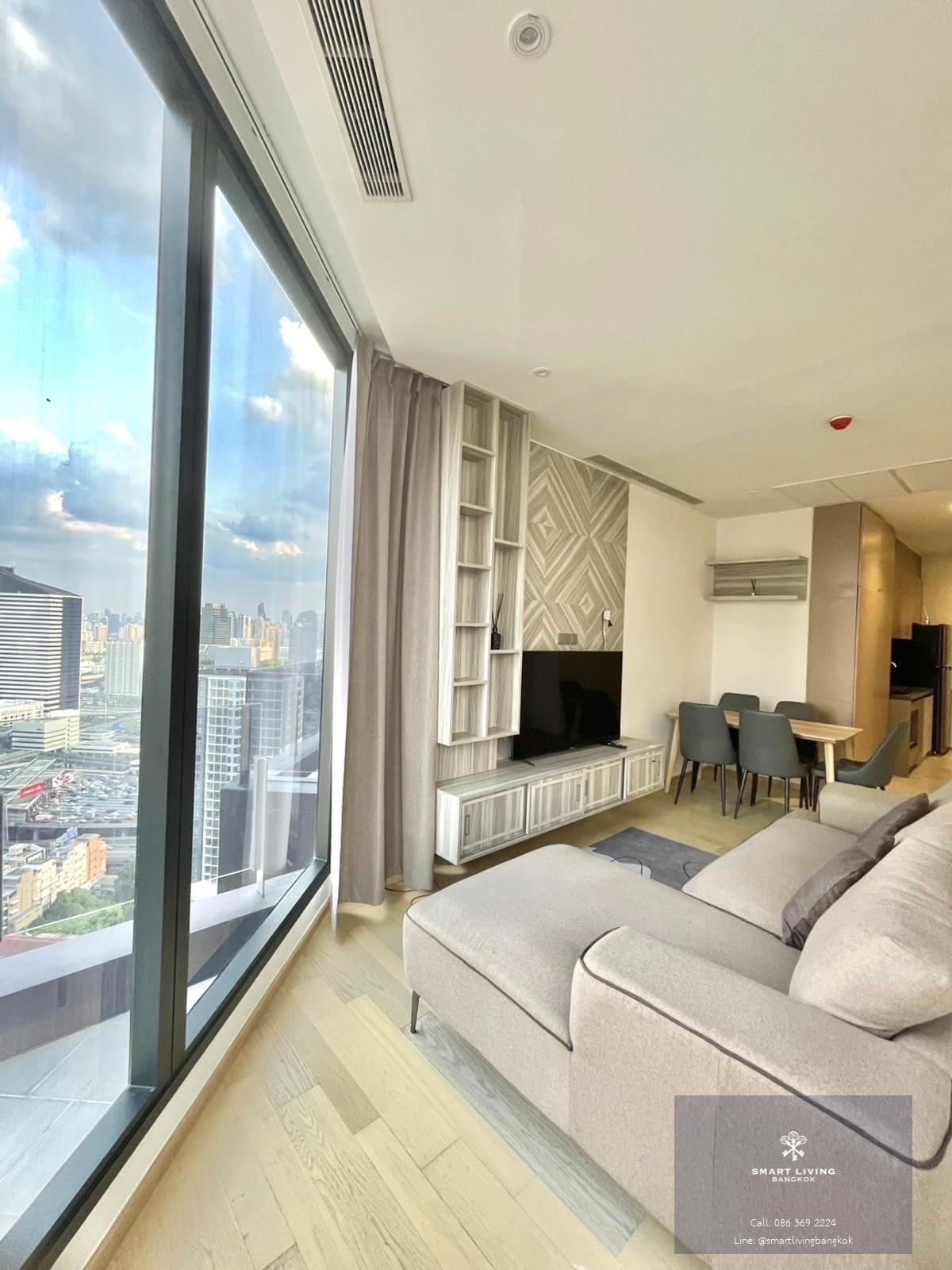 ให้เช่า คอนโด  Ashton Asoke Rama 9  2 ห้องนอน 91 ตร.ม.  ตกแต่งครบ พร้อมเฟอร์นิเจอร์ครบ