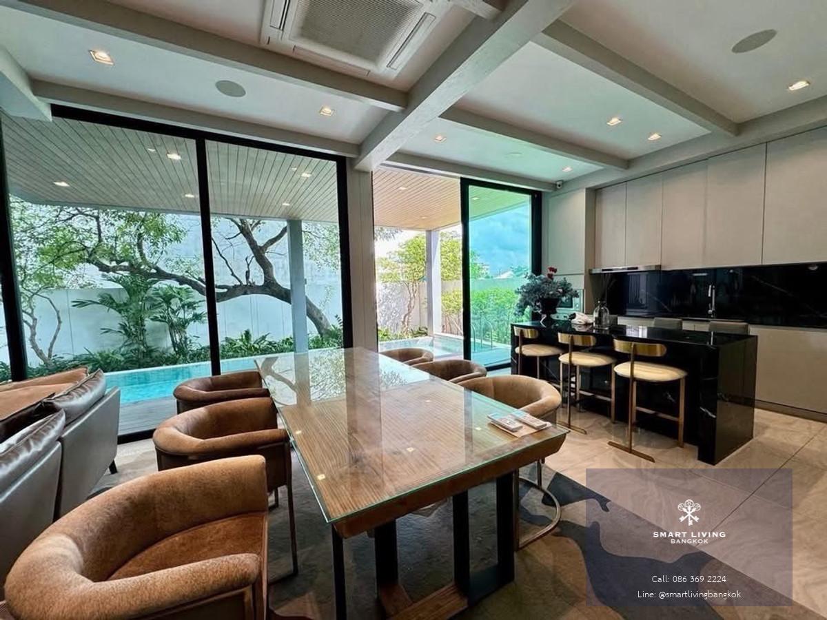 ขาย/เช่า บ้านเดี่ยวหรู พร้อมลิฟต์และสระว่ายน้ำ ใกล้ BTS ศรีนุช สุขุมวิท 77 เดินทางสะดวก ใกล้ทองหล่อ