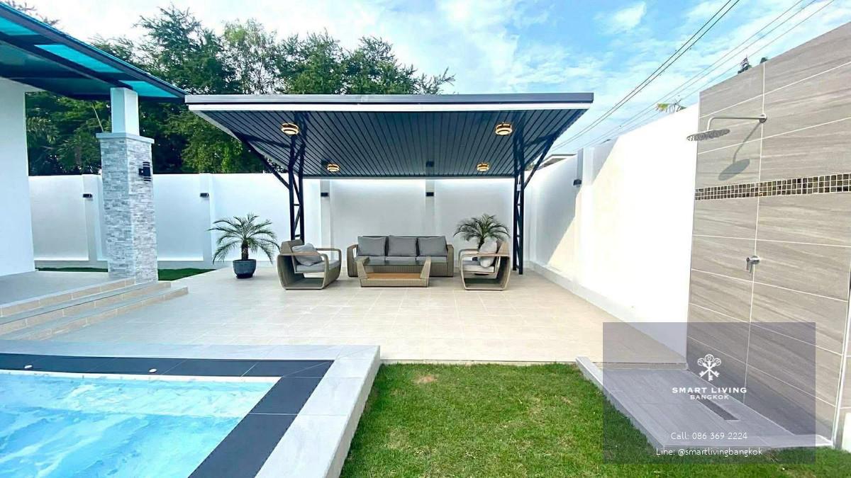 ขายพูลวิลล่าหรู สร้างใหม่ ห้วยใหญ่ บ้านเดี่ยวพร้อมสระส่วนตัว ใกล้สุขุมวิท และหาดจอมเทียน เหมาะลงทุนปล่อยเช่ารายวัน