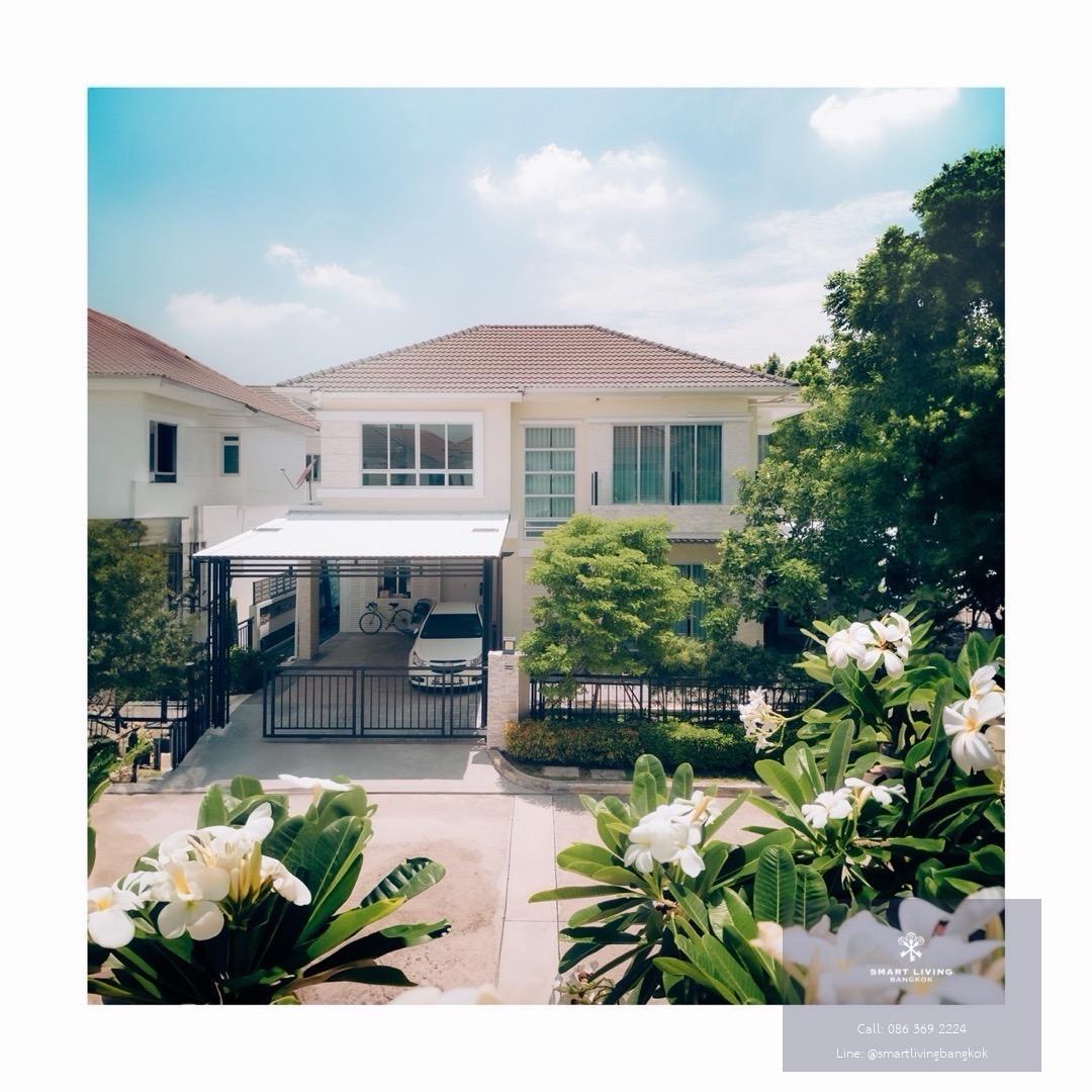 บ้านเดี่ยว Bangkok Boulevard Rama 9 ศรีนครินทร์ 3 ห้องนอน เลี้ยงสัตว์ได้ ทำเลใกล้ห้างและโรงเรียนนานาชาติ