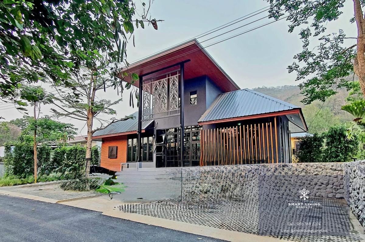 ขายพูลวิลล่าริมน้ำเขาใหญ่ ติดลำตะคอง 2 ด้าน วิวภูเขา ทำเลถนนธนะรัชต์ กม.17 เหมาะลงทุนรีสอร์ตและปล่อยเช่า