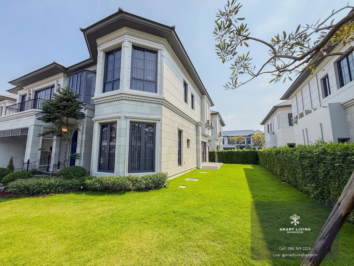 บ้านหรู เดินทางสะดวก ใกล้ทางขึ้น-ลงทางด่วนศรีรัช ใกล้โรงเรียนนานาชาติหลายแห่ง