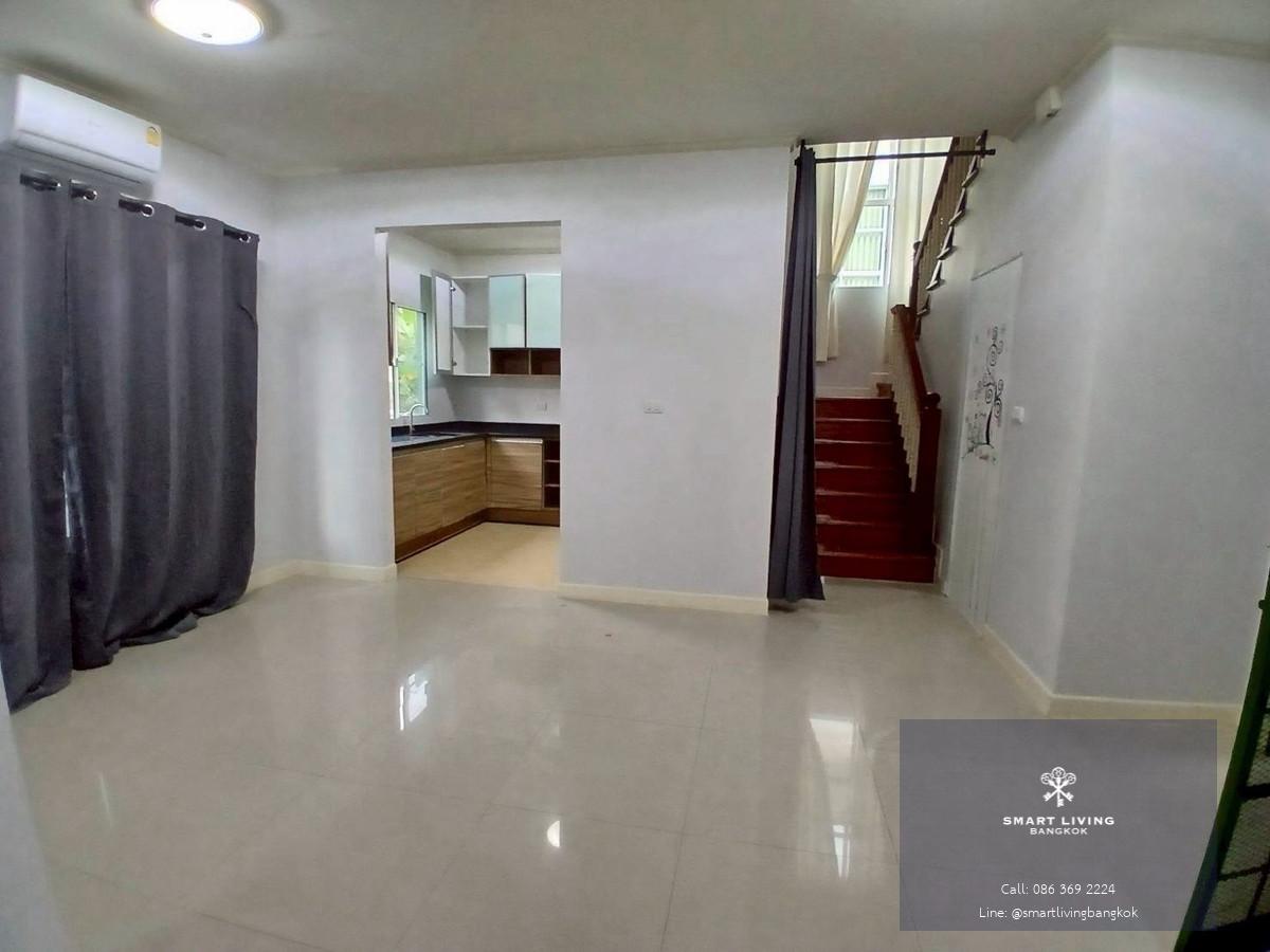 บ้านเช่า หมู่บ้านภัสสร 13 สุวินทวงศ์ 86 พื้นที่ดิน 100 ตร.วา บ้านเดี่ยว 3 ห้องนอน จอดรถ 5 คัน