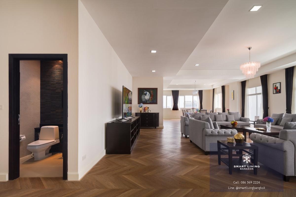 ✨ ให้เช่าPenthouse รีโนเวทใหม่ใจกลางเมือง ขนาด 440 ตรม. เฟอร์นิเจอร์ครบ ชั้นบนสุด ใกล้BTSอโศก และMRT สุขุมวิท