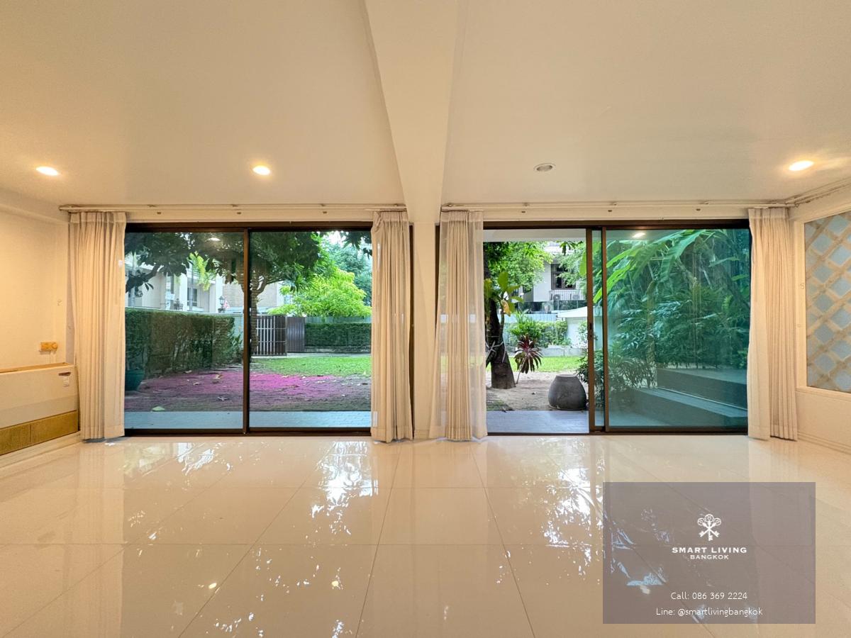 บ้านเดี่ยว Ruamrudee ใกล้ BTS เพลินจิต บ้านพร้อมสวน ใจกลางเมือง เหมาะอยู่อาศัยและทำธุรกิจ ทำเล Embassy และ CBD