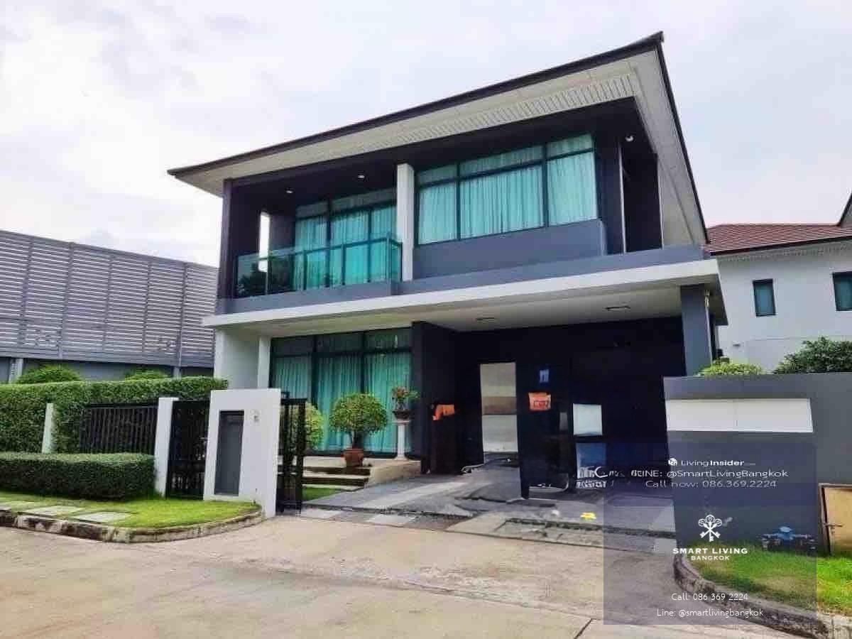 📢👇 Living in good compound and good security at Setthasiri Krungthep Kreetha 1, near Brighton College International School, Wellington College International School Setthasiri Krungthep Kreetha
