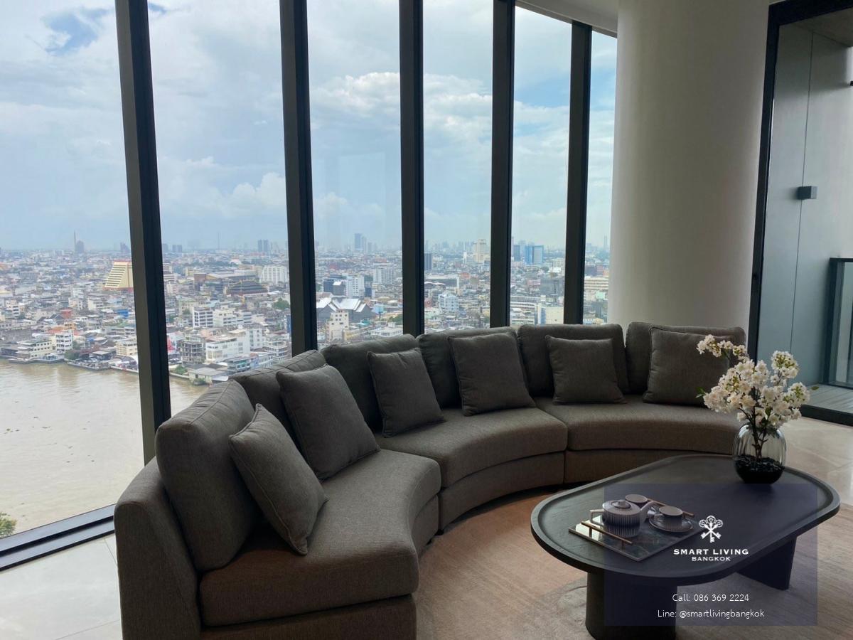 [LIVING INSIDER - THAI] ให้เช่าคอนโดหรูริมแม่น้ำเจ้าพระยา Banyan Tree Residences Riverside Bangkok 2 ห้องนอน 178 ตร.ม. วิวแม่น้ำพาโนรามา ใกล้ ICONSIAM