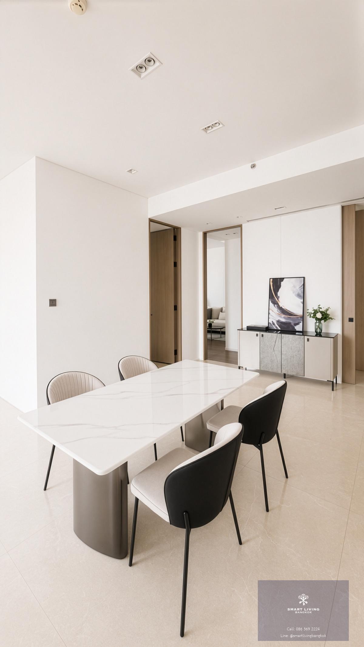 ให้เช่าคอนโดหรูริมแม่น้ำเจ้าพระยา Banyan Tree Residences Riverside Bangkok 2 ห้องนอน 178 ตร.ม. วิวแม่น้ำพาโนรามา ใกล้ ICONSIAM