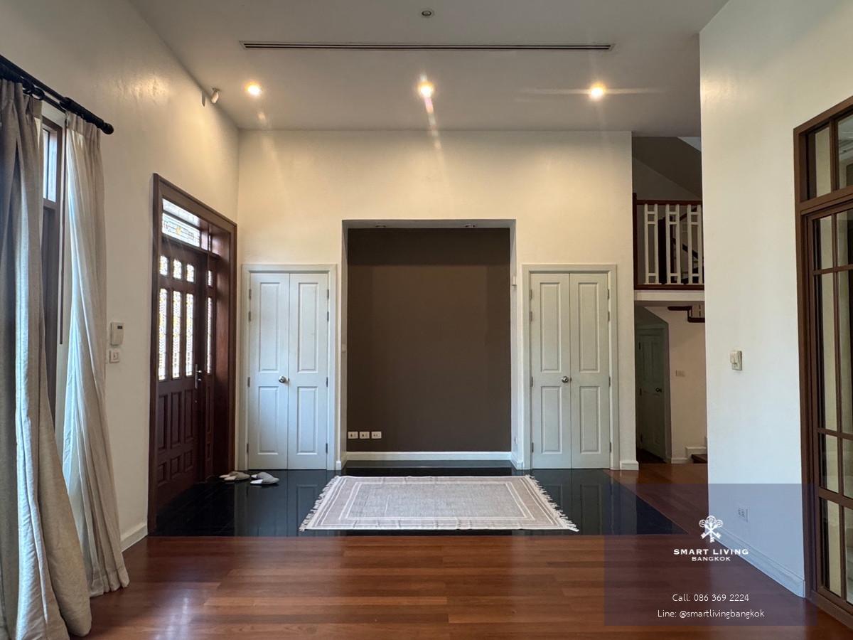 ให้เช่าบ้านเดี่ยวโครงการBAAN SANSIRI SUKHUMVIT 67 ใกล้BTSพระโขนง4ห้องนอน5ห้องน้ำ