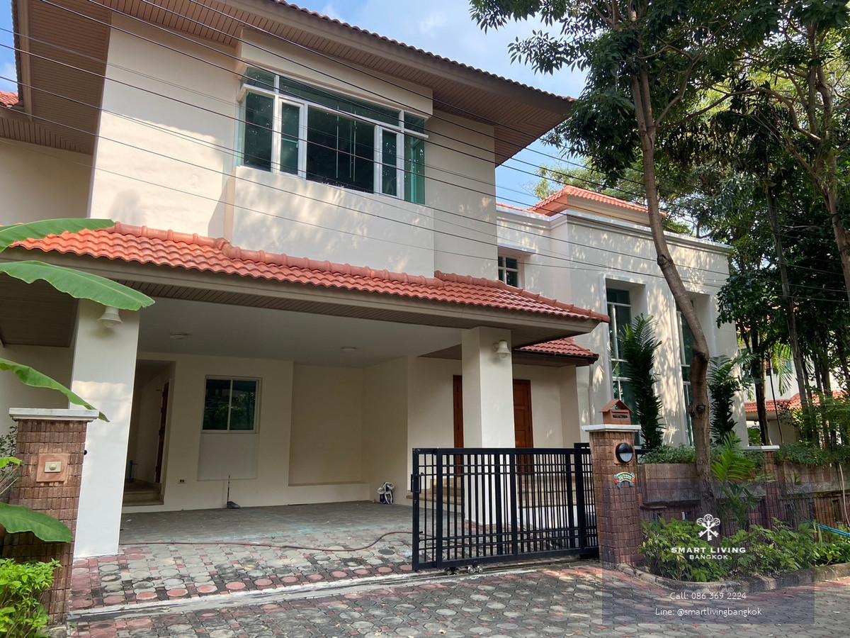 ✨ให้เช่าบ้านเดี่ยว2ชั้นที่ นิชดา ธานี 4ห้องนอน ขนาด 406ตรม. เงียบสงบ ร่มรื่น และเป็นส่วนตัว  เพียงไม่กี่นาทีถึงโรงเรียนนานาชาติ ISB พร้อมอยู่