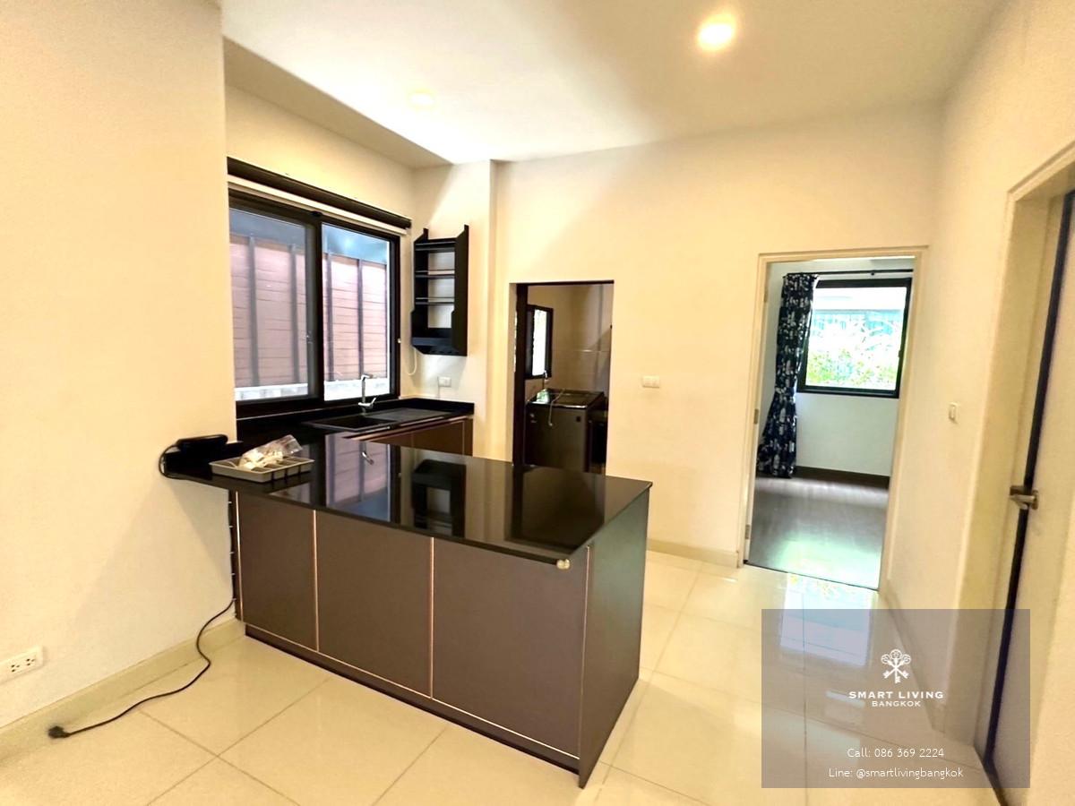 ให้เช่า/ขาย บ้าน The City Bangna Km.7  62 ตร.ว.  266 ตร.ม. ตกแต่ง พร้อมเข้าอยู่   พื้นที่รอบบ้านปูทางเดินรอบ ใช้งานได้อย่างเต็มที่