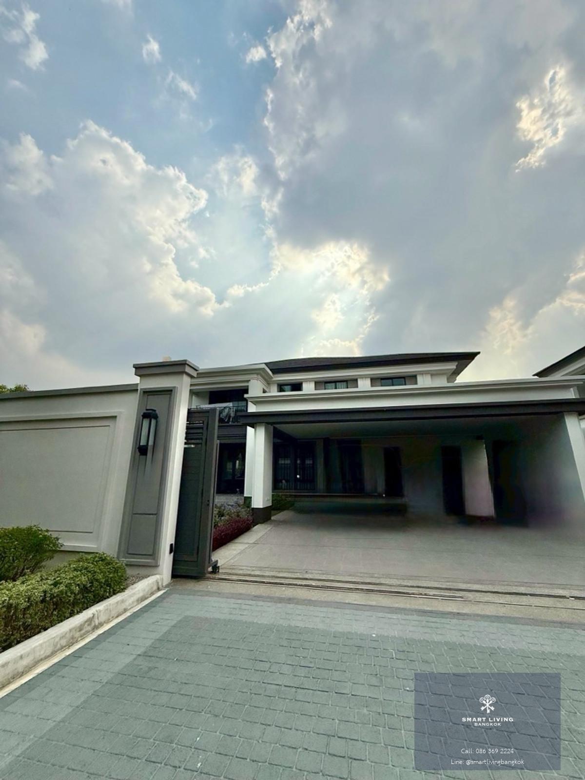 ให้เช่า/ ขาย บ้านเดี่ยว 5 ห้องนอน พร้อมสระว่ายน้ำ ใกล้ Brighton College Bangkok ทำเล กรุงเทพกรีฑา เลี้ยงสัตว์ได้