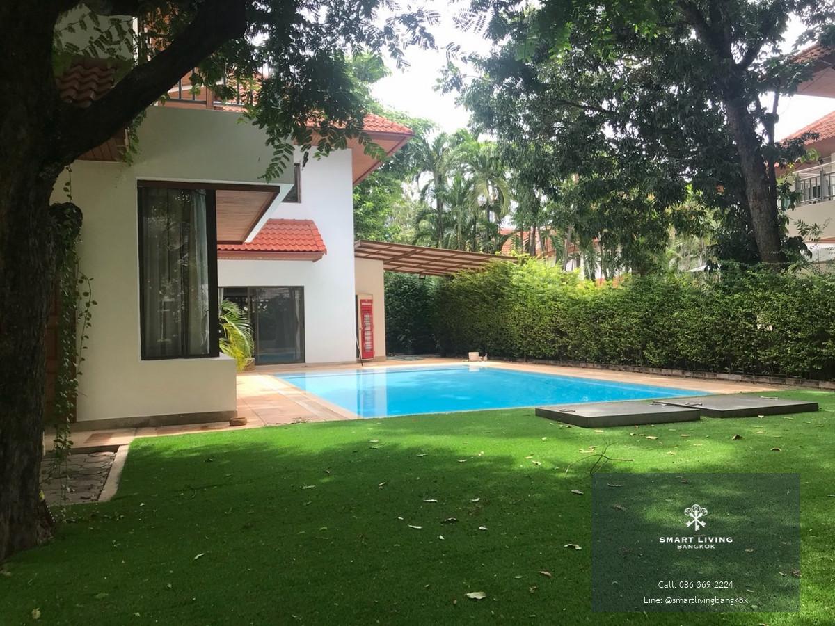 ขายบ้านเดี่ยว Nichada Thani แจ้งวัฒนะ ใกล้ ISB บ้านพร้อมสระส่วนตัว 4 ห้องนอน ที่ดิน 182 ตร.ว นนทบุรี