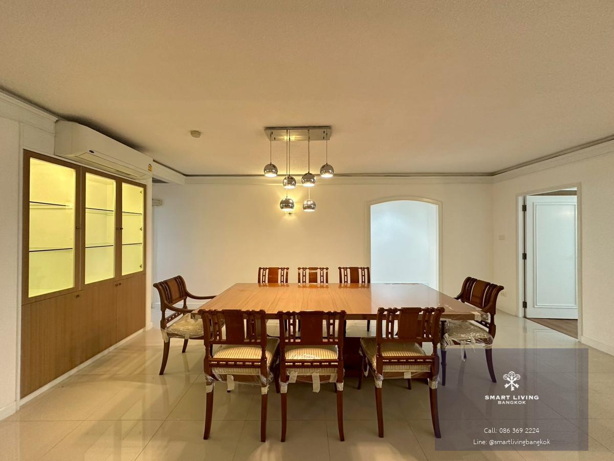 ✨🏢ให้เช่าคอนโดย่านหลังสวน 2+1 ห้องนอน ขนาด 200ตรม. ห้องสวน เฟอร์นิเจอร์ครบ ระเบียงกว่าง ใกล้BTSราชดำริ, สวนลุมพินี พร้อมเข้าอยู่