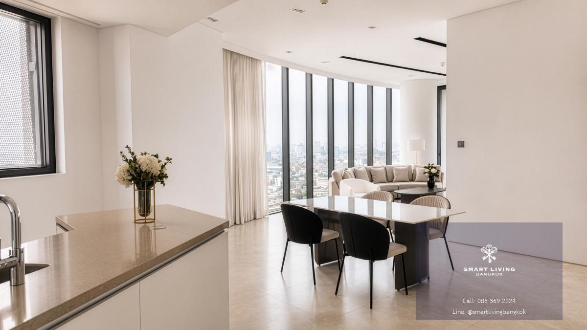 ให้เช่าคอนโดหรูริมแม่น้ำเจ้าพระยา Banyan Tree Residences Riverside Bangkok 2 ห้องนอน 178 ตร.ม. วิวแม่น้ำพาโนรามา ใกล้ ICONSIAM
